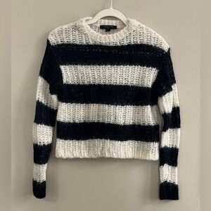 ALLSAINTS Alpaca Wool Blend Britt Jumper Loose Stitch Sweater Black size small